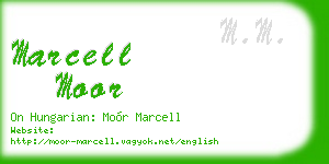 marcell moor business card