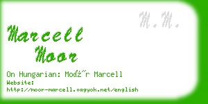 marcell moor business card